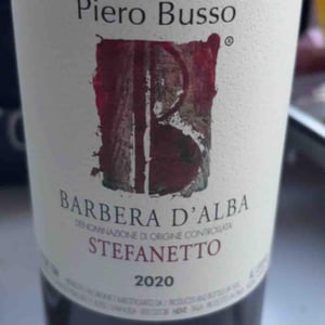 Barbera d’Alba DOC  San Stefanetto - Piero Busso - Società Agricola Piero Busso 