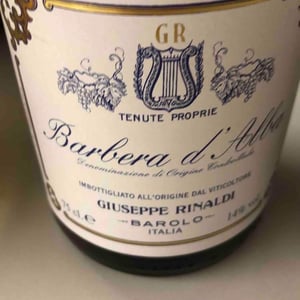 Barbera d'Alba - Azienda Agricola Giuseppe Rinaldi - Marta e Carlotta Rinaldi 