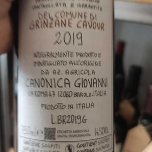 Barolo Del Comune Di Grinzane Cavour - Azienda Agricola Giovanni Canonica - giovanni-canonica