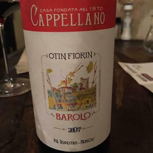 Barolo Pie Rupestris - Giuseppe Cappellano - Augusto Cappellano 