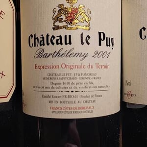 Barthélemy - Château le Puy - Jean-Pierre & Pascal Amoreau 