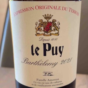 Barthélemy - Château le Puy - Jean-Pierre & Pascal Amoreau 
