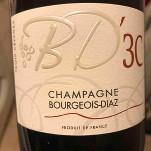 Champagne Bourgeois-Diaz - Jérôme & Charlotte Bourgeois - BD'3C - Brut Nature