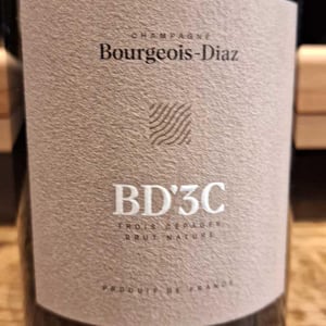 BD'3C - Brut Nature - Champagne Bourgeois-Diaz - jerome-charlotte-bourgeois -2017