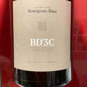 Champagne Bourgeois-Diaz - Jérôme & Charlotte Bourgeois - BD'3C - Brut Nature