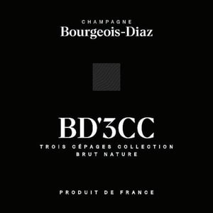 BD'3CC - Brut Nature Millésimé - Champagne Bourgeois-Diaz - jerome-charlotte-bourgeois -2016