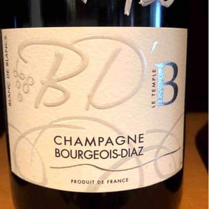 Champagne Bourgeois-Diaz - Jérôme & Charlotte Bourgeois - BD'B - Brut Nature