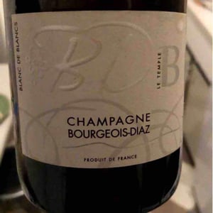 BD'B - Brut Nature - Champagne Bourgeois-Diaz - Jérôme & Charlotte Bourgeois -2017