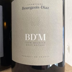BD’M - Brut Nature - Champagne Bourgeois-Diaz - Jérôme & Charlotte Bourgeois 