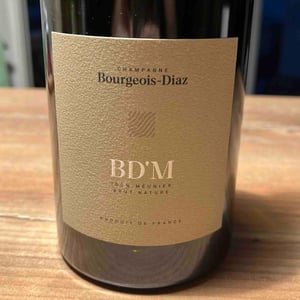 BD’M - Brut Nature - Champagne Bourgeois-Diaz - Jérôme & Charlotte Bourgeois 