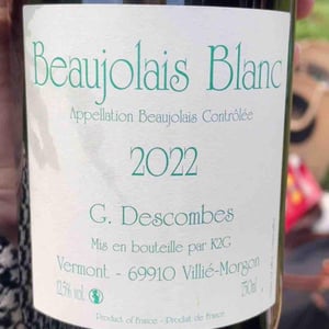 Beaujolais Blanc - Georges Descombes - Georges Descombes 