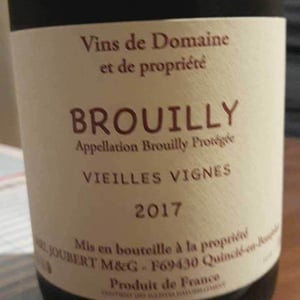 Beaujolais Blanc - Domaine Marcel Joubert - Carine Joubert 