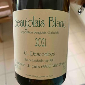 Beaujolais Blanc - Georges Descombes - Georges Descombes 
