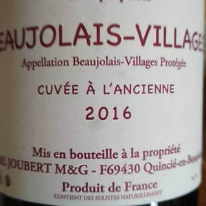 Domaine Marcel Joubert - Carine Joubert - Beaujolais Nouveau