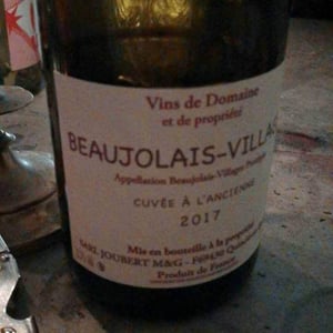 Beaujolais Nouveau - Domaine Marcel Joubert - carine-joubert