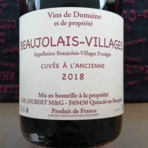 Beaujolais Nouveau - Domaine Marcel Joubert - carine-joubert