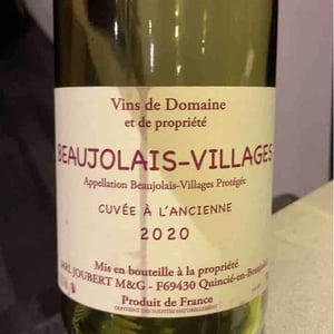 Beaujolais Nouveau - Domaine Marcel Joubert - Carine Joubert 