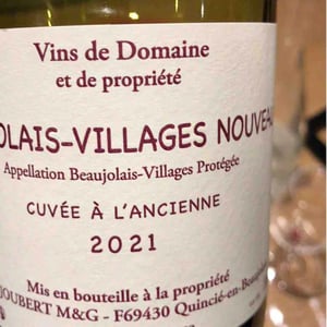 Domaine Marcel Joubert - Carine Joubert - Beaujolais Nouveau