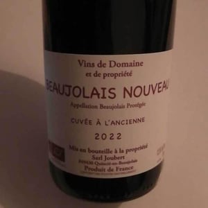 Domaine Marcel Joubert - Carine Joubert - Beaujolais Nouveau