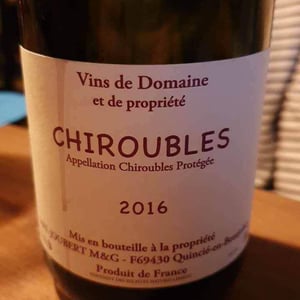 Domaine Marcel Joubert - Carine Joubert - Beaujolais Nouveau