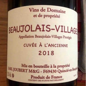 Beaujolais Nouveau - Domaine Marcel Joubert - carine-joubert