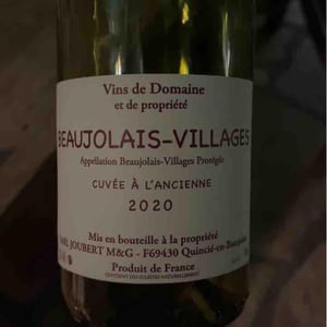 Domaine Marcel Joubert - Carine Joubert - Beaujolais Nouveau