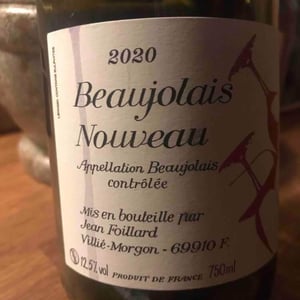Beaujolais Nouveau - Jean Foillard - jean-foillard