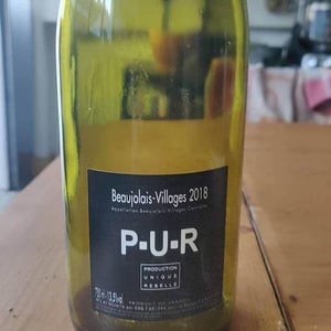 P-U-R (Production Unique Rebelle) - Florian Looze - Beaujolais Nouveau