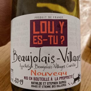 Lou. Y Es-Tu? - Mathilde & Stephen Durieu - Beaujolais-Villages