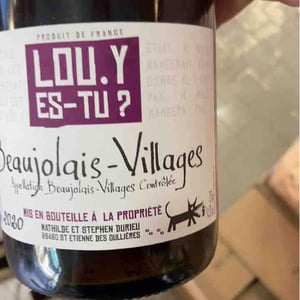Beaujolais-Villages - Lou. Y Es-Tu? - mathilde-stephen-durieu
