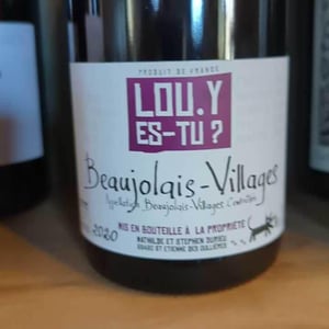 Beaujolais-Villages - Lou. Y Es-Tu? - mathilde-stephen-durieu