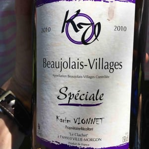 Karim Vionnet - Karim Vionnet - Beaujolais Villages