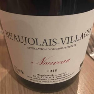 Beaujolais-Villages 2018 - Château de Grand Pré - Claude, Romain & Christine Zordan