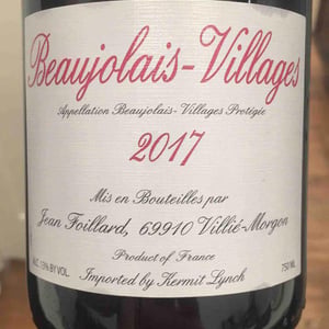 Beaujolais Villages - Jean Foillard - jean-foillard