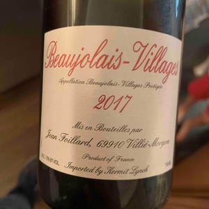 Beaujolais Villages - Jean Foillard - jean-foillard