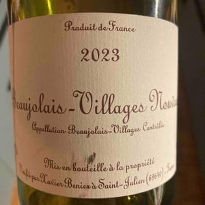 Beaujolais-Villages Nouveau - Xavier Bénier - Xavier Bénier 