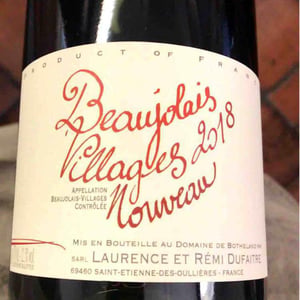 Domaine de Botheland - Rémi Dufaitre & Laurence Liatard - Beaujolais Villages Nouveau
