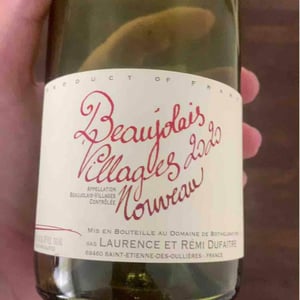 Beaujolais Villages Nouveau - Domaine de Botheland - remi-dufaitre-laurence-liatard