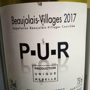 Beaujolais-Villages - P-U-R (Production Unique Rebelle) - florian-looze