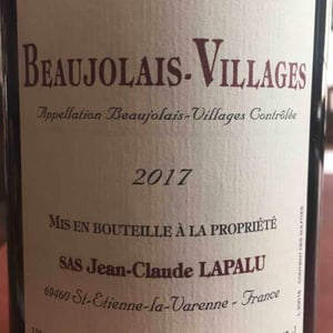 Jean-Claude Lapalu - Jean-Claude Lapalu - Beaujolais Villages Vieilles Vignes