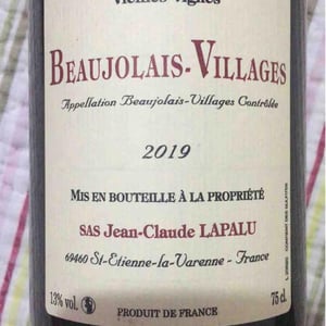 Beaujolais Villages Vieilles Vignes - Jean-Claude Lapalu - jean-claude-lapalu