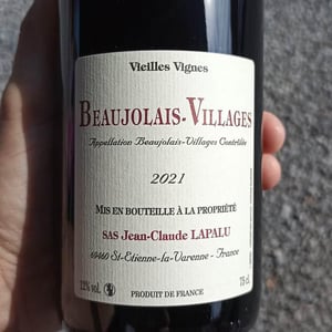 Beaujolais Villages Vieilles Vignes - Jean-Claude Lapalu - jean-claude-lapalu