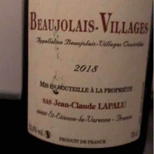 Jean-Claude Lapalu - Jean-Claude Lapalu - Beaujolais Villages Vieilles Vignes