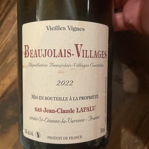 Beaujolais Villages Vieilles Vignes - Jean-Claude Lapalu - jean-claude-lapalu