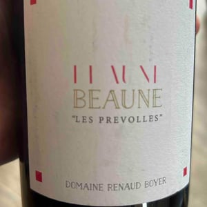 Beaune "Les Prévolles" - Domaine Renaud Boyer - renaud-boyer