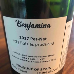 Alex Craighead Wines - Don & Kindeli Wines - Alex Craighead & Josefina Venturino - Benjamina Pet Nat
