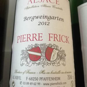 Berweingarten sec - Domaine Pierre Frick - jean-pierre-chantal-et-thomas-frick