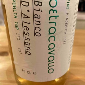 Bianco D'Alessano - Vini Petracavallo - Vito D'Onghia 