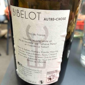 Bibelot - Domaine Autre Chose - Tiphaine Pierlot & Corentin Le Bolloch 