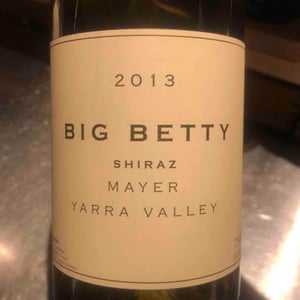 Big Betty Shiraz - Mayer - Timo Mayer 